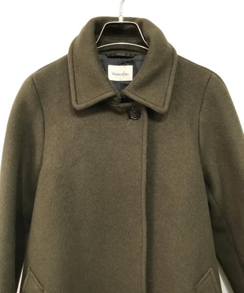 STEVEN ALAN（スティーブンアラン）STEVEN ALAN (スティーブンアラン) ウール ビーバー テント コート グリーン サイズ:Sの古着・服飾アイテム