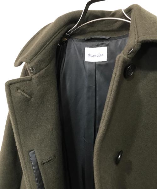 STEVEN ALAN（スティーブンアラン）STEVEN ALAN (スティーブンアラン) ウール ビーバー テント コート グリーン サイズ:Sの古着・服飾アイテム