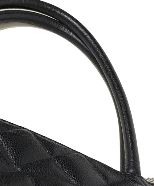 CHANEL（シャネル）CHANEL (シャネル) キャビアスキンマトラッセトートバッグ ブラックの古着・服飾アイテム