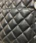 中古・古着 CHANEL (シャネル) キャビアスキンマトラッセトートバッグ ブラック：130000円