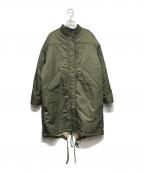 BAYFLOWベイフロー）の古着「リバーシブルコート」｜グリーン