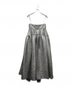 MAISON SPECIALメゾンスペシャル）の古着「2way Multi Fabric Volume Onepiece」｜シルバー