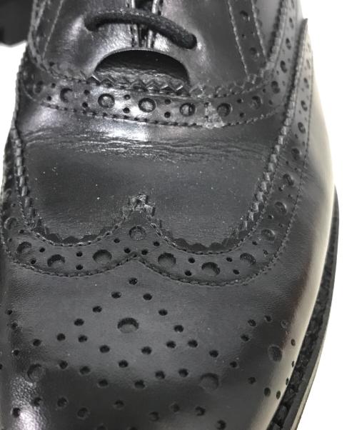 berwick（バーウィック）berwick (バーウィック) メダリオンシューズ ブラック サイズ:3の古着・服飾アイテム