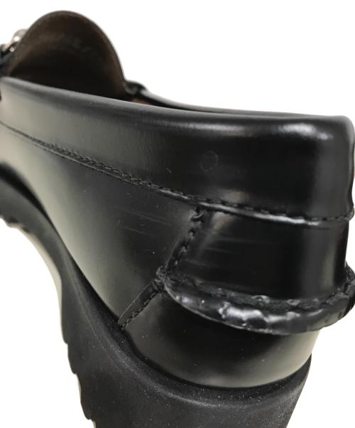 G.H.BASS WEEJUNS（ジーエイチ バス ウィージャンズ）G.H.BASS WEEJUNS (ジーエイチ バス ウィージャンズ) ビットローファー ブラック サイズ:351/2の古着・服飾アイテム