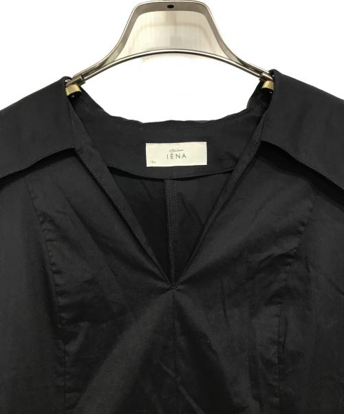 IENA（イエナ）IENA (イエナ) maison コットンナイロンフォルムワンピース ネイビー サイズ:36の古着・服飾アイテム