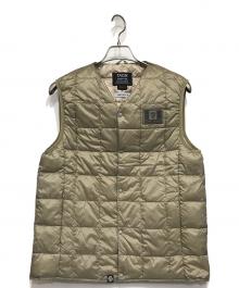 TAION（タイオン）の古着「STRICT-G キルティングインナーダウンベスト」｜ベージュ