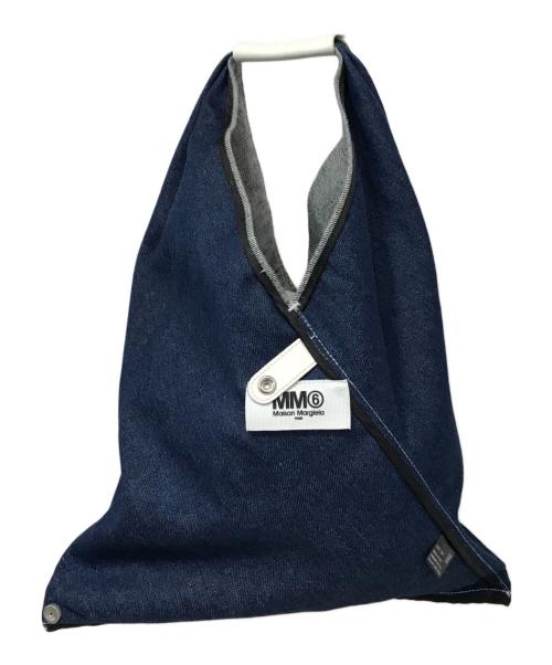 MM6 Maison Margiela（エムエムシックスメゾンマルジェラ）MM6 Maison Margiela (エムエムシックス メゾンマルジェラ) ジャパニーズ トライアングル デニム トートバッグ サイズ:UNIの古着・服飾アイテム