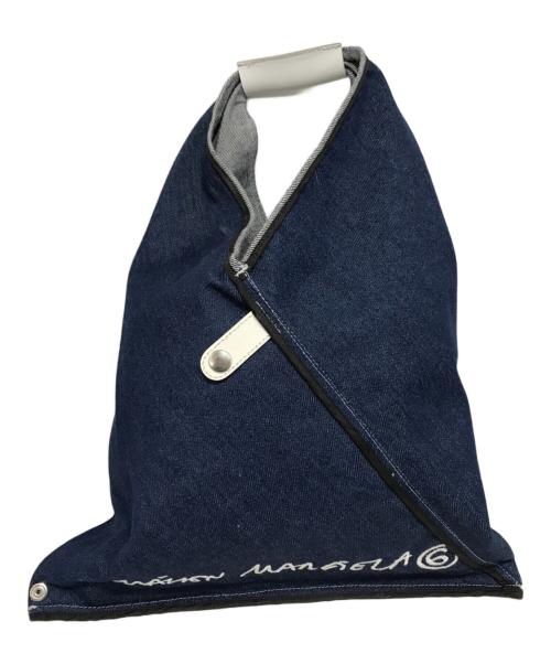 MM6 Maison Margiela（エムエムシックスメゾンマルジェラ）MM6 Maison Margiela (エムエムシックス メゾンマルジェラ) ジャパニーズ トライアングル デニム トートバッグ サイズ:UNIの古着・服飾アイテム