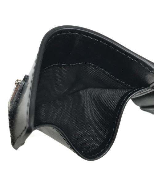 PRADA（プラダ）PRADA (プラダ) チェーンストラップカードケース ブラックの古着・服飾アイテム