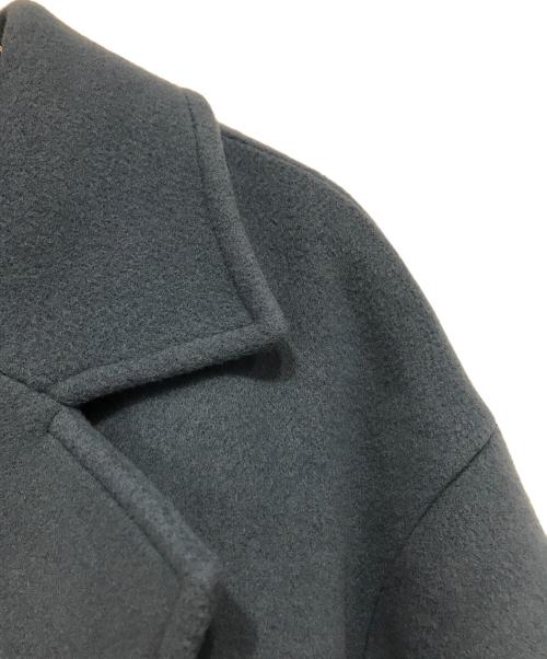 allureville（アルアバイル）allureville (アルアバイル) 二重織ダブルブレスコート ブルー サイズ:2の古着・服飾アイテム