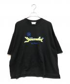 jiedaジエダ）の古着「Say Relax プリントTシャツ」｜ブラック