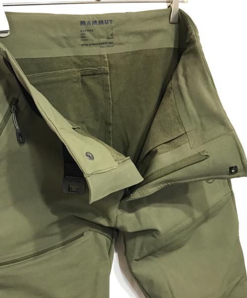 MAMMUT（マムート）MAMMUT (マムート) ヤドキン ソフトシェル パンツ グリーン サイズ:ASIA XLの古着・服飾アイテム