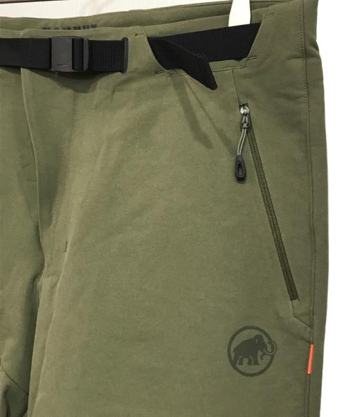 MAMMUT（マムート）MAMMUT (マムート) ヤドキン ソフトシェル パンツ グリーン サイズ:ASIA XLの古着・服飾アイテム