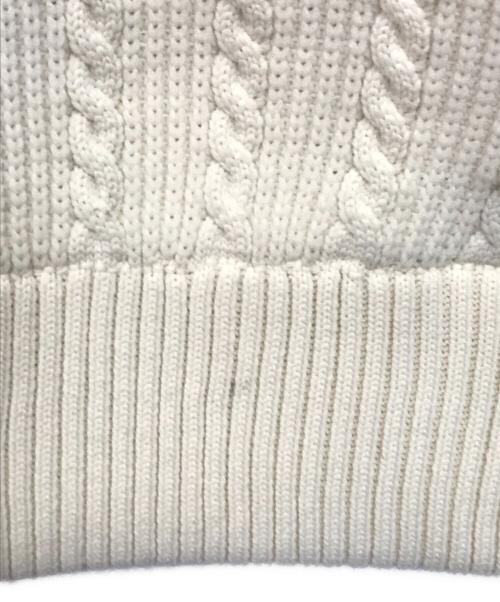 SETINN（セットイン）setinn (セットイン) Vネック チルデンニット ベージュ サイズ:Ｍの古着・服飾アイテム