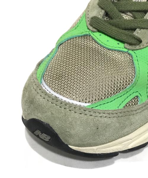 NEW BALANCE（ニューバランス）NEW BALANCE (ニューバランス) Patta (パタ) M990 PP3　ローカットスニーカー グリーン サイズ:26の古着・服飾アイテム