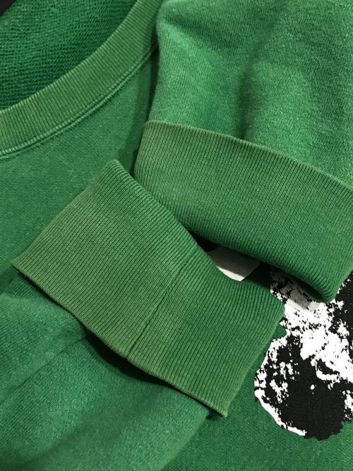 UNDERCOVER（アンダーカバー）UNDERCOVER (アンダーカバー) SWEAT SCREW BEAR UC TOY ベアプリントスウェット グリーン サイズ:3の古着・服飾アイテム