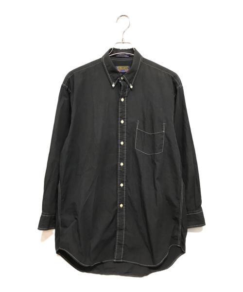 CHAPS RALPH LAUREN（チャップス ラルフローレン）CHAPS RALPH LAUREN (チャップス ラルフローレン) ボタンダウンシャツ ブラック サイズ:16の古着・服飾アイテム