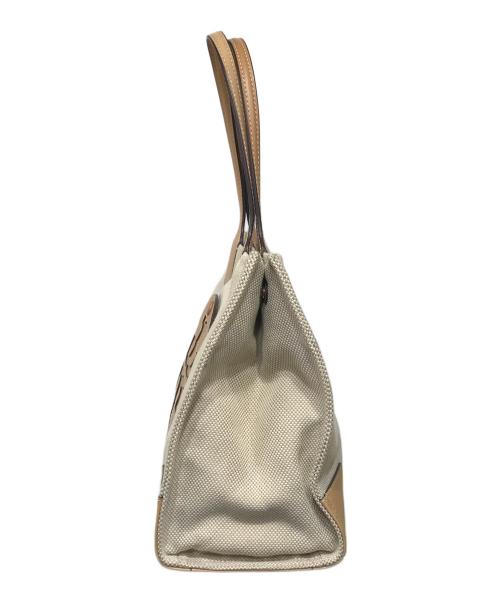 TORY BURCH（トリーバーチ）TORY BURCH (トリーバーチ) キャンバスートバッグ ベージュの古着・服飾アイテム