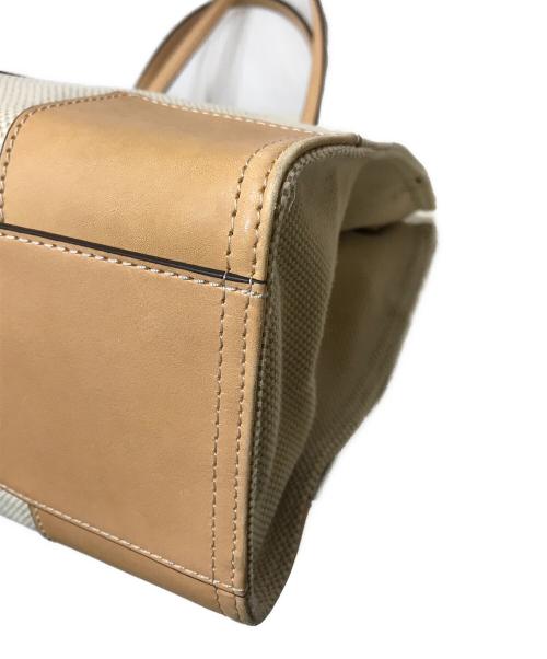 TORY BURCH（トリーバーチ）TORY BURCH (トリーバーチ) キャンバスートバッグ ベージュの古着・服飾アイテム