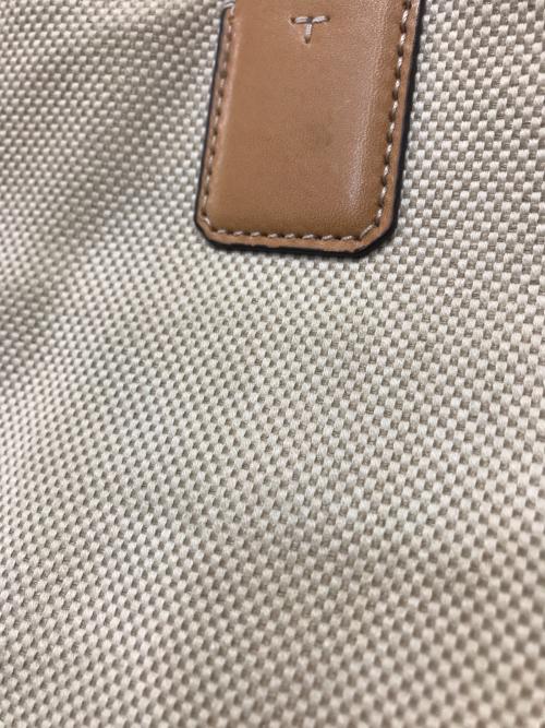 TORY BURCH（トリーバーチ）TORY BURCH (トリーバーチ) キャンバスートバッグ ベージュの古着・服飾アイテム