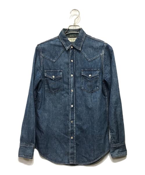 Saint Laurent Paris（サンローランパリ）Saint Laurent Paris (サンローランパリ) デニムウエスタンシャツ ブルー サイズ:Sの古着・服飾アイテム