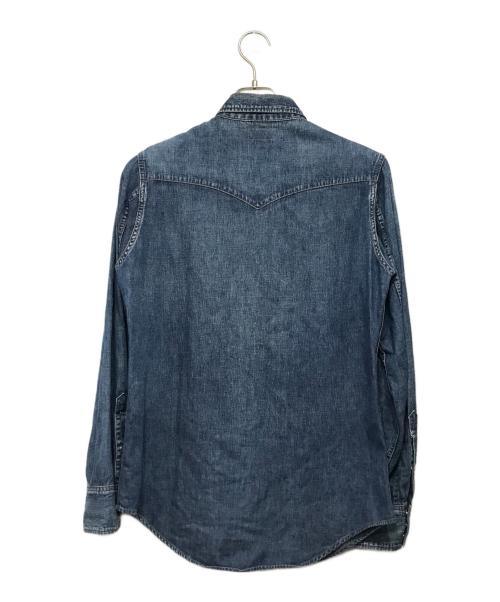 Saint Laurent Paris（サンローランパリ）Saint Laurent Paris (サンローランパリ) デニムウエスタンシャツ ブルー サイズ:Sの古着・服飾アイテム