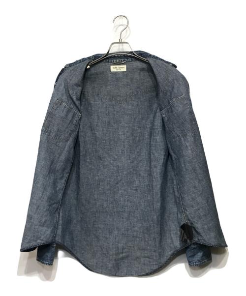 Saint Laurent Paris（サンローランパリ）Saint Laurent Paris (サンローランパリ) デニムウエスタンシャツ ブルー サイズ:Sの古着・服飾アイテム