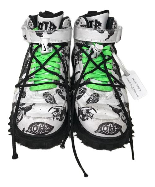 NIKE（ナイキ）NIKE (ナイキ) OFFWHITE (オフホワイト) Air Force 1 Mid ミッドカットスニーカー Grim Reaper サイズ:29cmの古着・服飾アイテム