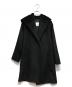 MaxMara（マックスマーラ）の古着「RIALTO キャメル ベルト付 コート」｜ブラック