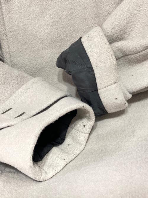 EMPORIO ARMANI（エンポリオアルマーニ）EMPORIO ARMANI (エンポリオアルマーニ) ライナー付ウールコート ベージュ サイズ:40の古着・服飾アイテム