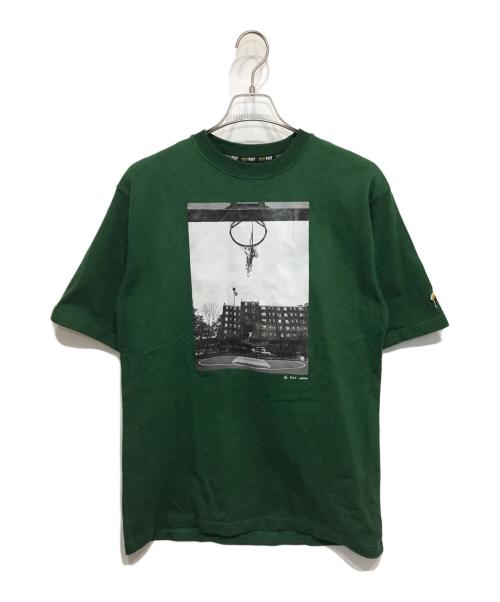 FAT（エフエーティー）FAT (エフエーティー) フォトプリントＴシャツ グリーン サイズ:SKINNYの古着・服飾アイテム