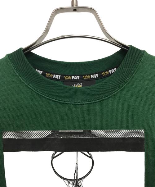 FAT（エフエーティー）FAT (エフエーティー) フォトプリントＴシャツ グリーン サイズ:SKINNYの古着・服飾アイテム