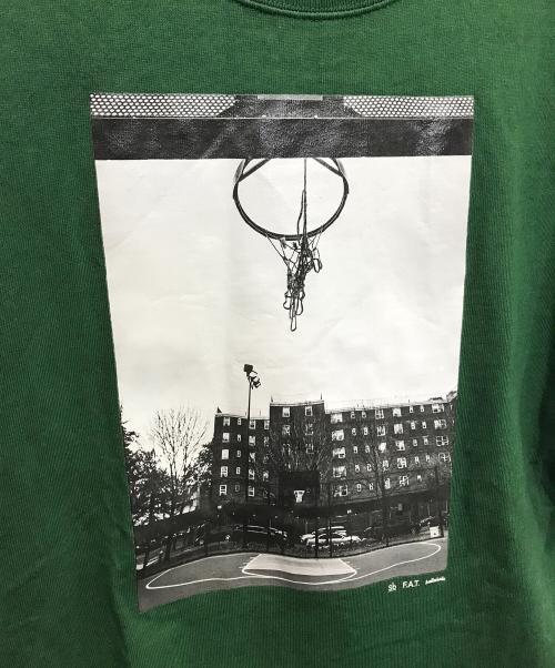 FAT（エフエーティー）FAT (エフエーティー) フォトプリントＴシャツ グリーン サイズ:SKINNYの古着・服飾アイテム