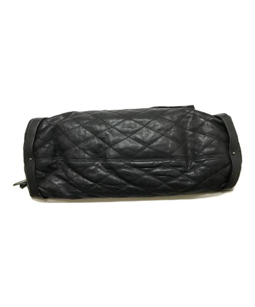 BALLY（バリー）BALLY (バリー) レザーフリンジトートバッグ ブラックの古着・服飾アイテム