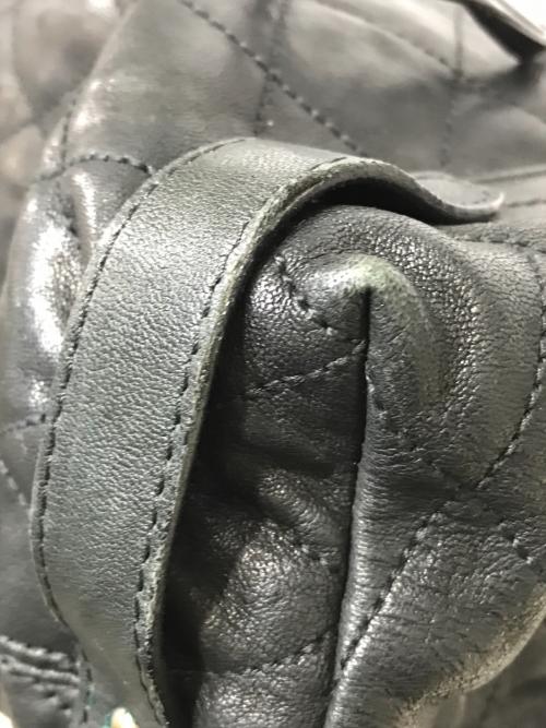 BALLY（バリー）BALLY (バリー) レザーフリンジトートバッグ ブラックの古着・服飾アイテム