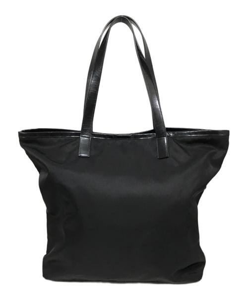 PRADA（プラダ）PRADA (プラダ) ナイロントートバッグ ブラックの古着・服飾アイテム