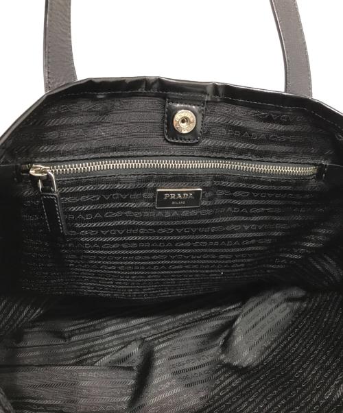 PRADA（プラダ）PRADA (プラダ) ナイロントートバッグ ブラックの古着・服飾アイテム