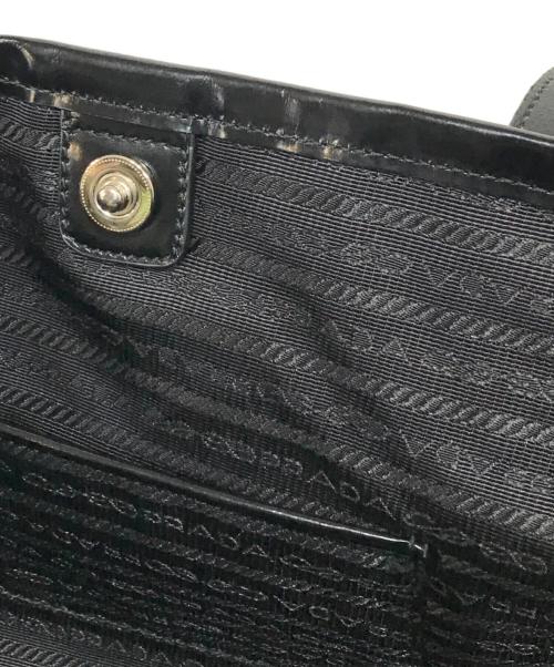 PRADA（プラダ）PRADA (プラダ) ナイロントートバッグ ブラックの古着・服飾アイテム