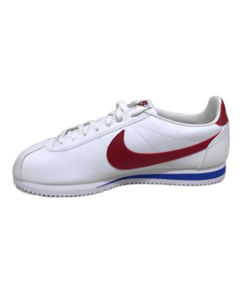 NIKE（ナイキ）NIKE (ナイキ) CLASSIC CORTEZ LEATHER ローカットスニーカー ホワイト×レッド サイズ:30㎝の古着・服飾アイテム
