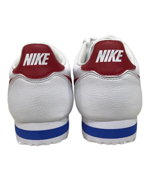 NIKE（ナイキ）NIKE (ナイキ) CLASSIC CORTEZ LEATHER ローカットスニーカー ホワイト×レッド サイズ:30㎝の古着・服飾アイテム