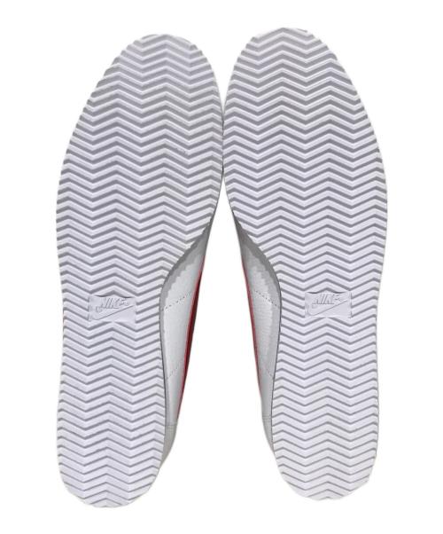 NIKE（ナイキ）NIKE (ナイキ) CLASSIC CORTEZ LEATHER ローカットスニーカー ホワイト×レッド サイズ:30㎝の古着・服飾アイテム