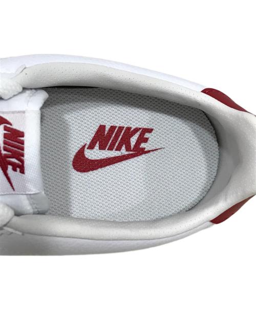 NIKE（ナイキ）NIKE (ナイキ) CLASSIC CORTEZ LEATHER ローカットスニーカー ホワイト×レッド サイズ:30㎝の古着・服飾アイテム