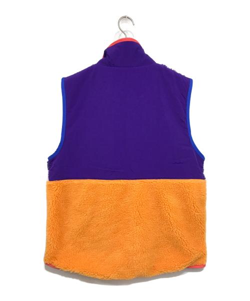 NIKE（ナイキ）NIKE (ナイキ) フリースベスト パープル×オレンジ サイズ:XLの古着・服飾アイテム