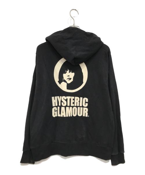 Hysteric Glamour（ヒステリックグラマー）Hysteric Glamour (ヒステリックグラマー) HG CIRCLE HEAD パーカー ブラック サイズ:XLの古着・服飾アイテム