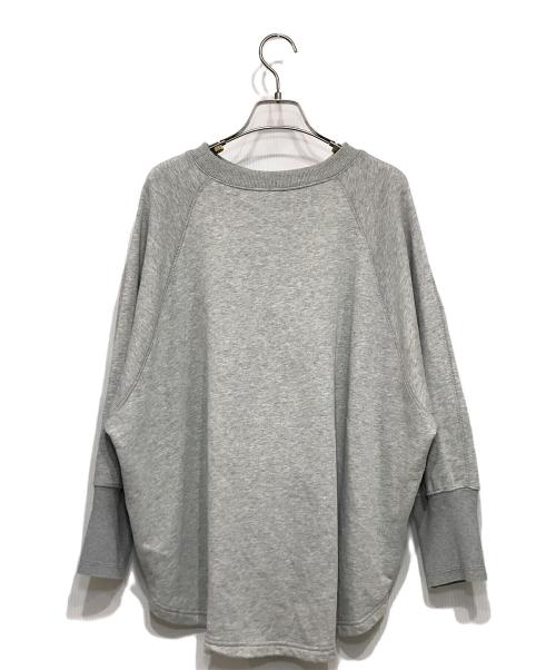 BEARDSLEY（ビアズリー）BEARDSLEY (ビアズリー) BA刺繍入りドルマントレーナー グレー サイズ:FREEの古着・服飾アイテム