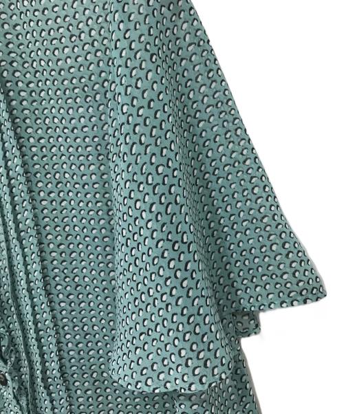 ANAYI（アナイ）ANAYI (アナイ) 総柄ボウタイシャツ ブルー サイズ:38の古着・服飾アイテム