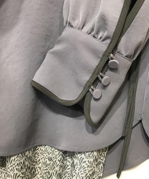 PUBLIC TOKYO（パブリックトウキョウ）PUBLIC TOKYO (パブリックトウキョウ) ドッキングJQレイヤードワンピース グレー サイズ:FREEの古着・服飾アイテム