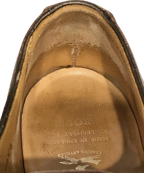PEAL&CO BROOKS BROTHERS（ピールアンドカンパニー ブルックスブラザーズ）PEAL&CO BROOKS BROTHERS (ピールアンドカンパニー ブルックスブラザーズ) イングランド製ドレスシューズ ブラウン サイズ:8Dの古着・服飾アイテム