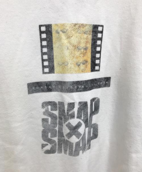 フジテレビ（フジテレビ）フジテレビ (フジテレビ) 90s SMAP×SMAP プリントスウェット ホワイト サイズ:-の古着・服飾アイテム