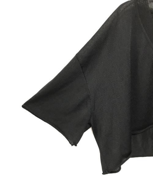 MARTIN MARGIELA（マルタン・マルジェラ）MARTIN MARGIELA (マルタン・マルジェラ) 本人期 カットオフシースルーニット ブラック サイズ:1の古着・服飾アイテム